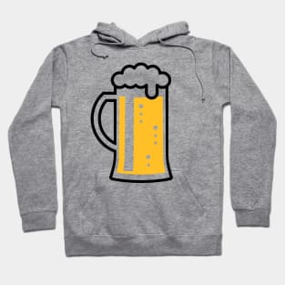 German Beer Stein (Beer Glass / Tankard / L / 2C) Hoodie